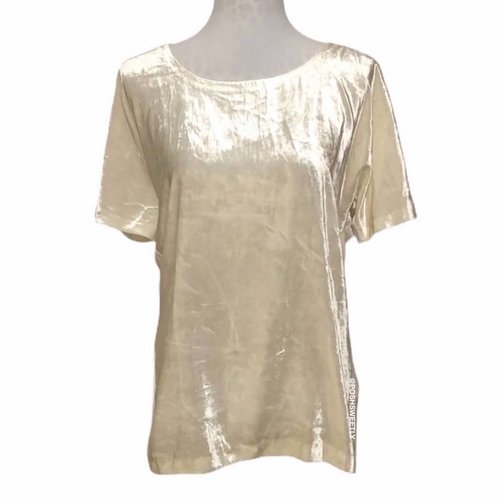 Lucky Brand Velvet Top - Picture 1 of 12